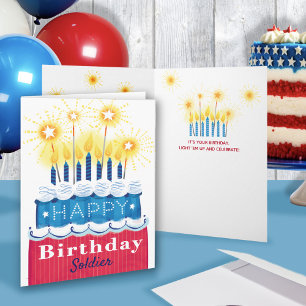 Carte d'anniversaire patriotique