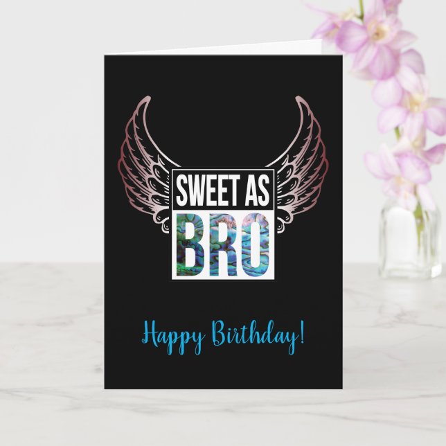 CARTE D'ANNIVERSAIRE PERSONNALISABLE EN NOUVELLE-Z (Orchidée)