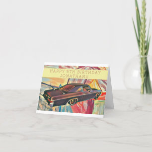 Carte d'anniversaire personnalisable pour enfants 