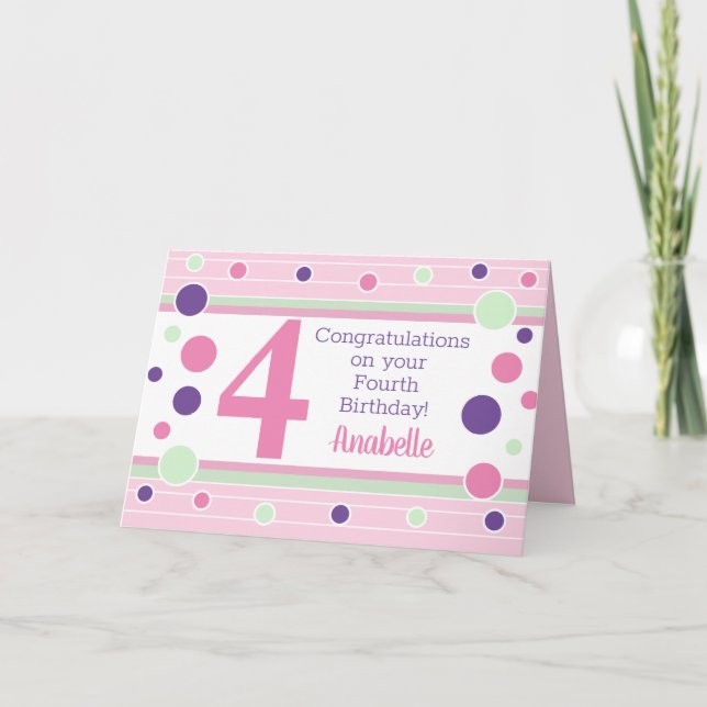 Carte d'anniversaire personnalisée ! (Devant)