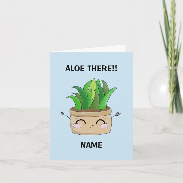 Carte d'Anniversaire personnalisée (Devant)