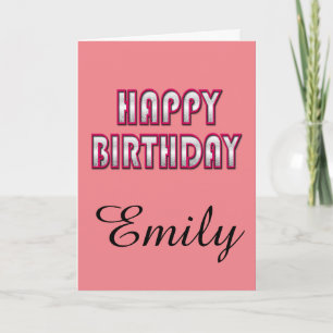 Carte d'anniversaire personnalisée avec Modèle de 