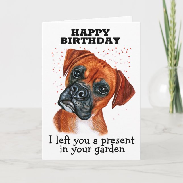 Carte d'anniversaire personnalisée de votre boîte (Devant)