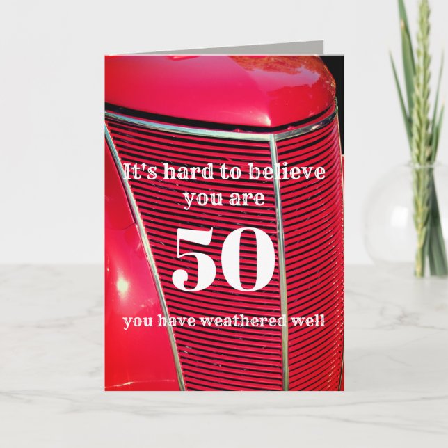carte d'anniversaire personnalisée humour personna (Devant)