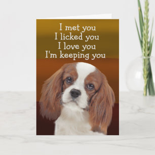 Carte d'anniversaire personnalisée King Charles Ca