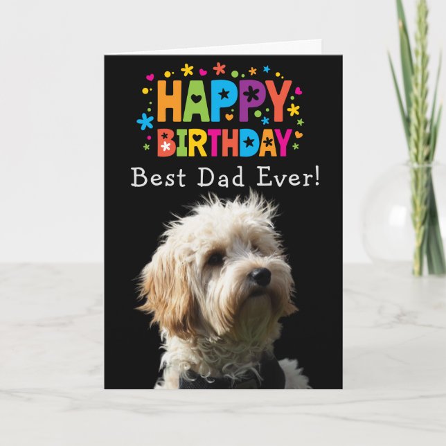 Carte d'anniversaire personnalisée Meilleur papa j (Devant)