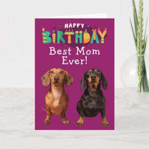 Carte d'anniversaire personnalisée Meilleure maman