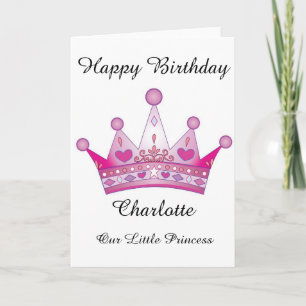 Carte d'anniversaire personnalisée - Notre petite