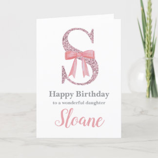Carte d'anniversaire personnalisée pour elle - Let