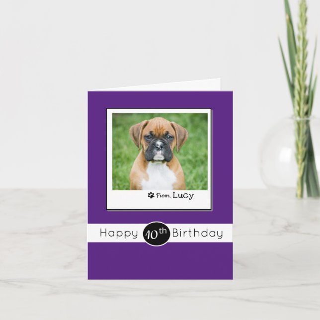 Carte d'anniversaire personnalisée pour enfants de (Devant)