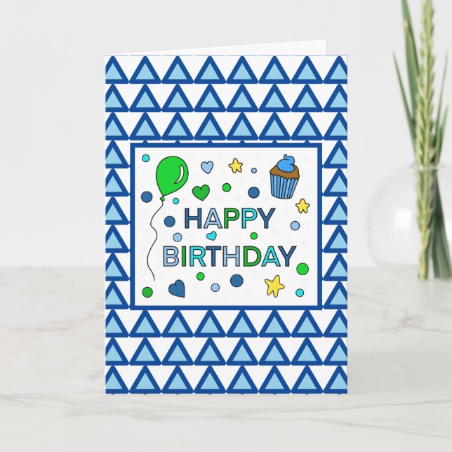 Carte d'anniversaire personnalisée pour frère (Devant)