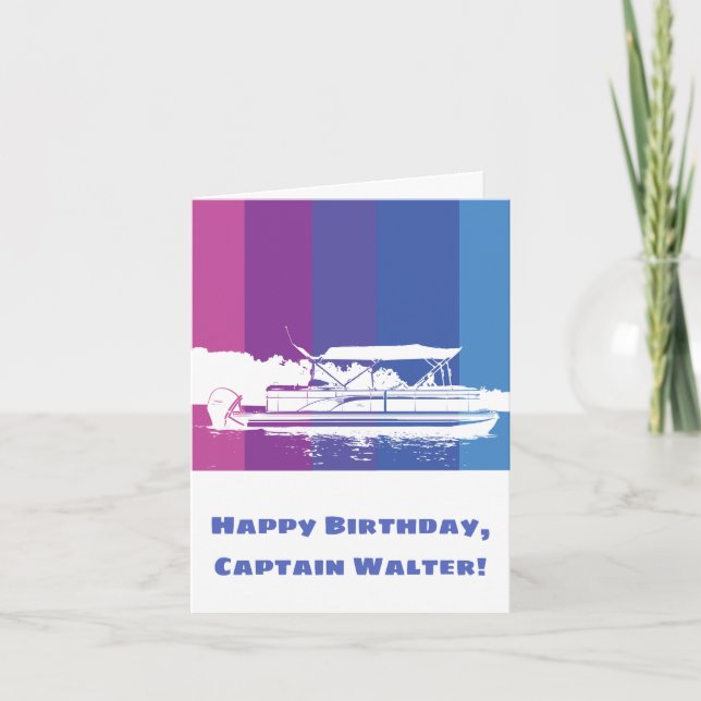 Carte d'anniversaire personnalisée pour propriétai (Devant)