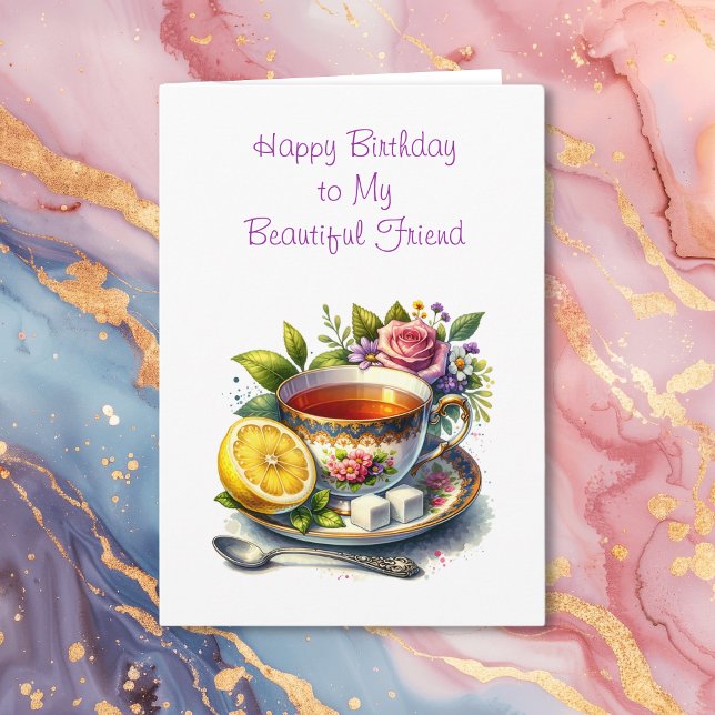 Carte d'anniversaire personnalisée pour un beau am (Créateur téléchargé)