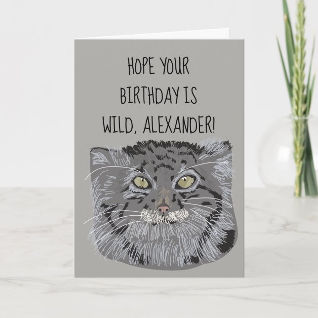 Carte d'anniversaire personnalisée Tibétaine Palla (Devant)