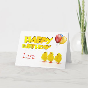 Carte d'anniversaire personnelle