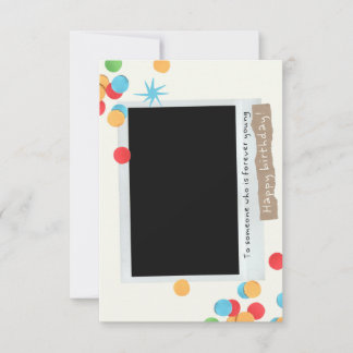 Carte d'anniversaire photo personnalisée