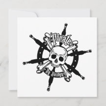 Carte d'anniversaire Pirate