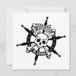 Carte d'anniversaire pirate