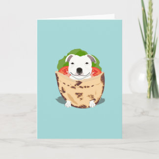 Carte d'anniversaire Pita Bull