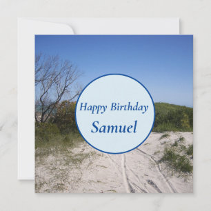 Carte d'anniversaire plat Cervantes WA