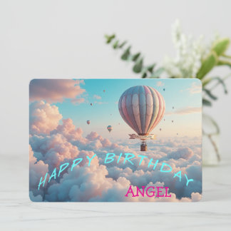 Carte d'anniversaire pleine de joie