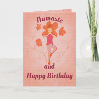 Carte d'anniversaire pliée