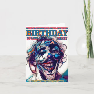 Carte d'anniversaire pliée