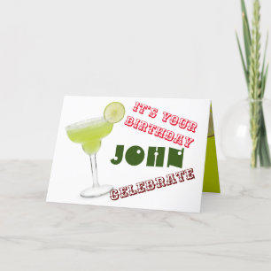 Carte d'anniversaire pliée