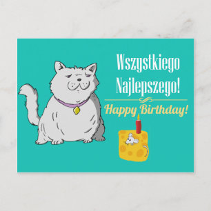 Carte d'anniversaire polonaise