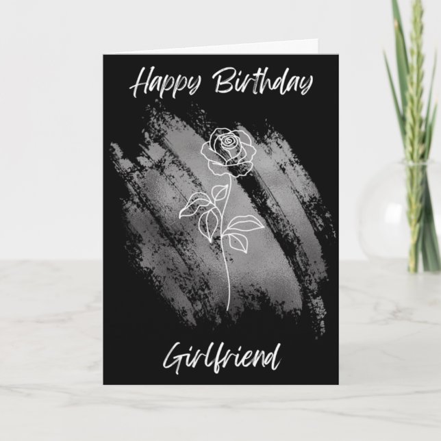 Carte d'anniversaire pour amie (Devant)