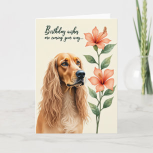 Carte d'anniversaire pour animal de compagnie atte