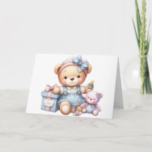 Carte d'anniversaire pour bébé