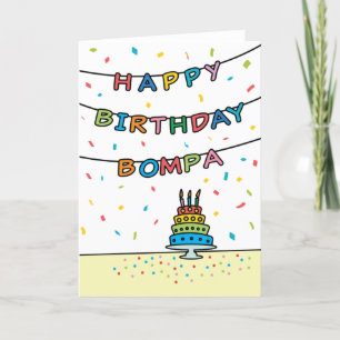 Carte d'anniversaire pour Bompa