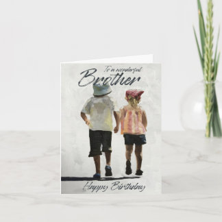 Carte d'anniversaire pour Brother Special Brother 