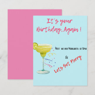 Carte d'anniversaire pour dame sassante, pas de ch