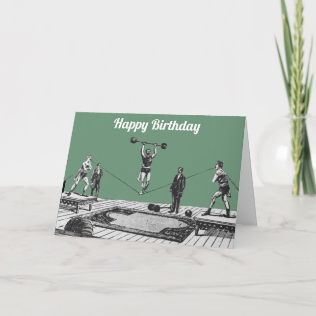 Carte d'anniversaire pour dentiste vintage (Devant)