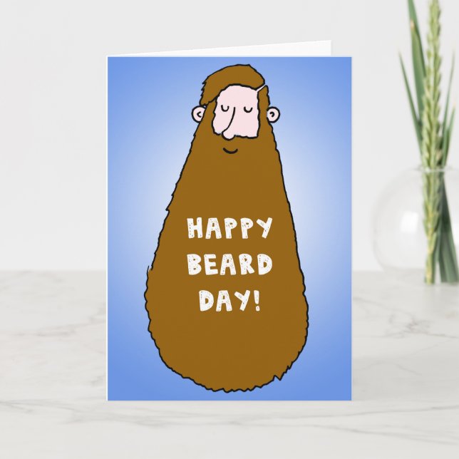 Carte d'anniversaire pour des barbes (Devant)