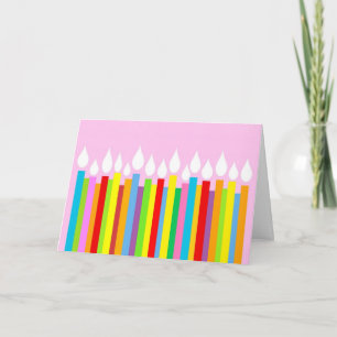 Carte d'anniversaire - Pour elle