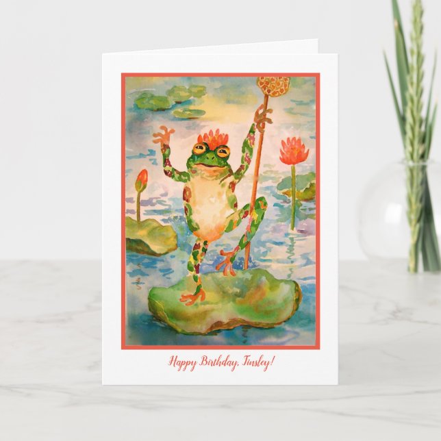 Carte d'anniversaire pour enfant (Devant)