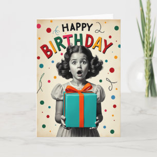 Carte d'anniversaire pour enfant surprise