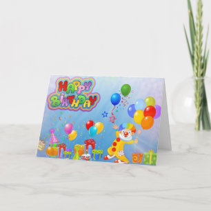 Carte d'anniversaire pour enfants