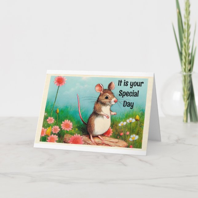 Carte d'anniversaire pour enfants (Devant)