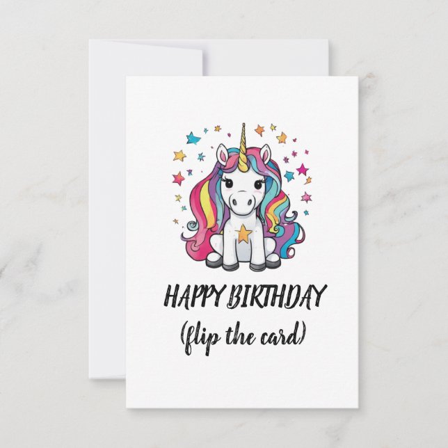 Carte d'anniversaire pour enfants (Devant)