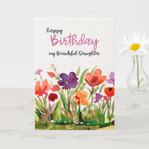 Carte d'anniversaire pour fille