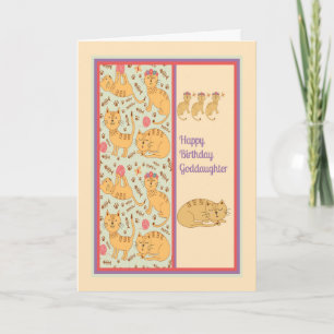 Carte d'anniversaire pour Godgirl avec Chats