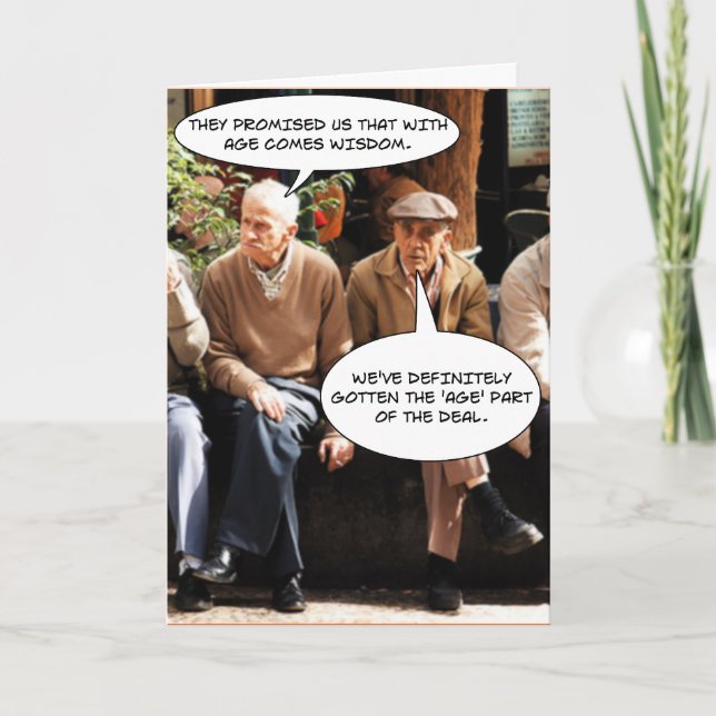 Carte d'anniversaire pour hommes amusante (Devant)