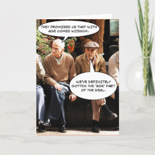 Carte d'anniversaire pour hommes amusante