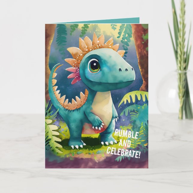 Carte d'anniversaire pour les enfants qui aiment L (Devant)