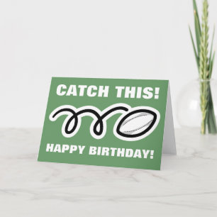 Carte d'anniversaire pour les fans et les joueurs 