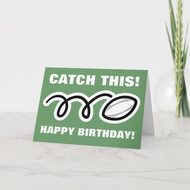 Carte d'anniversaire pour les fans et les joueurs  (Devant)